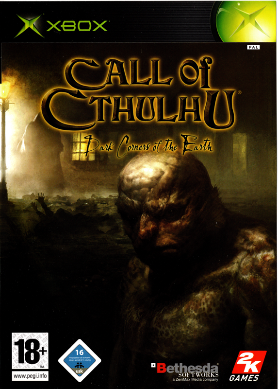 Call of Cthulhu Dark Corners of the Earth box art for Xbox